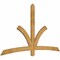 Ekena Millwork Davenport Rough Sawn Timber Gable Bracket, Western Red Cedar, 84"W x 49"H x 2"D x 4"F, 14/12 Pitch GBW084X49X0204DAV00RWR - alternate 3